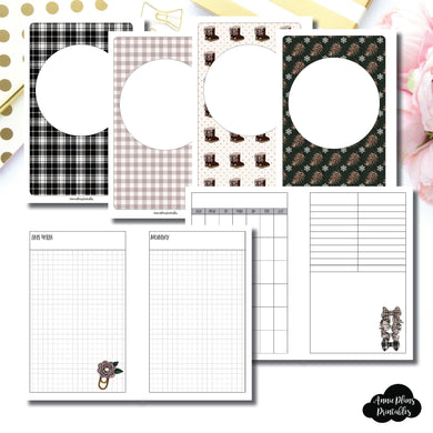 Mini HP Size | COZY Undated Daily Printable Insert ©