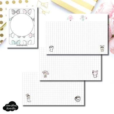 Micro TN Size | theCoffeeMonsterzco & Sparkly Paper Co Collab Grid Printable Insert ©