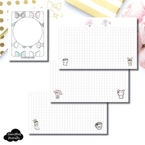 Micro TN Size | theCoffeeMonsterzco & Sparkly Paper Co Collab Grid Printable Insert ©