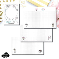 Micro TN Size | theCoffeeMonsterzco & Sparkly Paper Co Collab Grid Printable Insert ©
