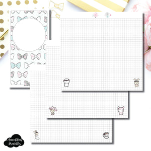 Standard TN Size | theCoffeeMonsterzco & Sparkly Paper Co Collab Grid Printable Insert ©