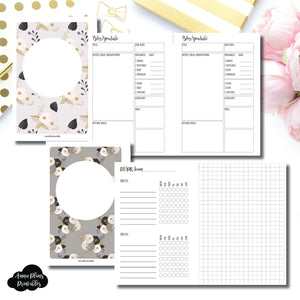 Personal Wide Rings Size | Social Media Tracking Bundle Printable Insert ©