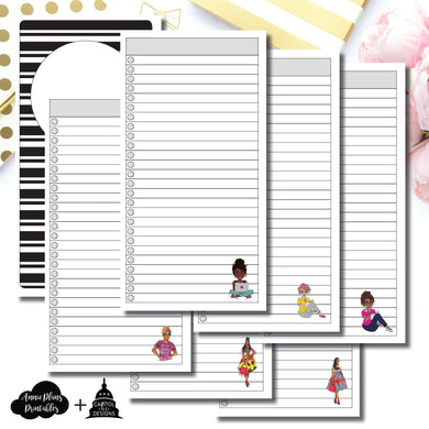 Standard TN Size | Capital Chic Designs Collaboration LIST Printable Insert ©