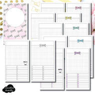 B6 Slim TN Size | Undated Day on a Page or Project HappieScrappie Collaboration Printable Insert ©