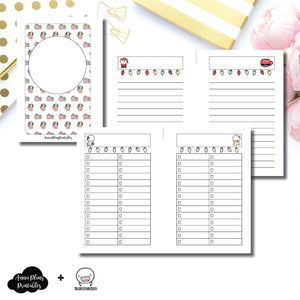 Pocket Rings Size | TheCoffeeMonsterzCo Collaboration Holiday Notes & Lists Printable Insert ©