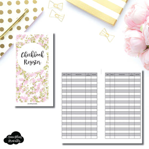 Personal Rings Size | CHECKBOOK REGISTER Printable Insert ©