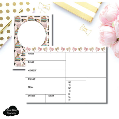 Passport TN Size | Undated Week on 2 Page Collaboration Printable Insert ©