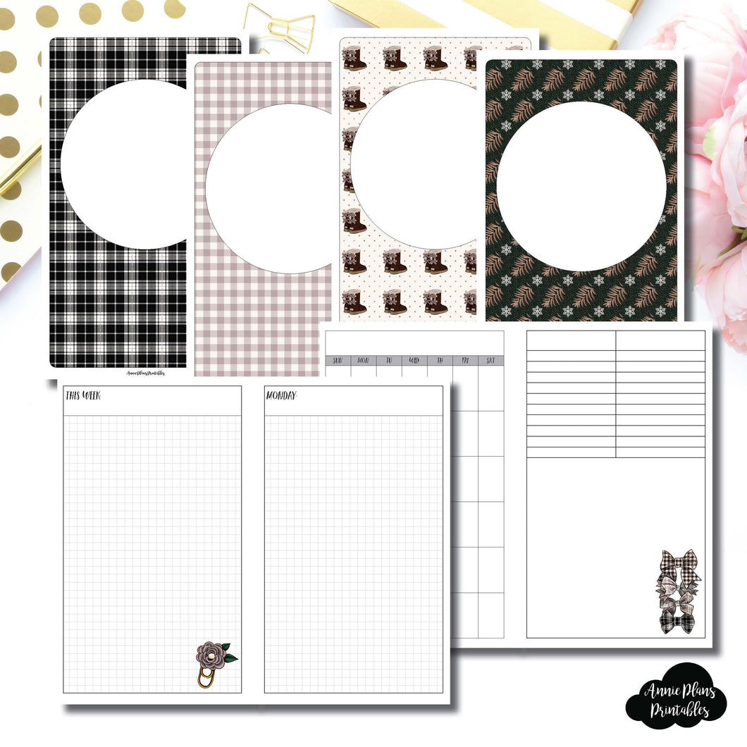 CAHIER TN Size | COZY Undated Daily Printable Insert ©
