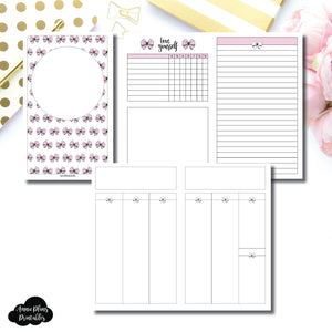 Cahier TN Size | Undated Week on 2 Weeks Shell's Scribbles Collaboration Printable Insert ©