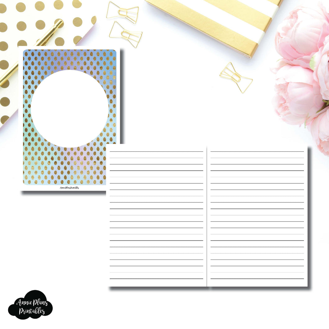 B6 TN Size | Hand Lettering/Calligraphy Practice Sheet Printable Insert ©