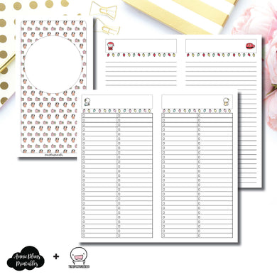 Standard TN Size | TheCoffeeMonsterzCo Collaboration Holiday Notes & Lists Printable Insert ©