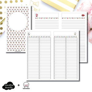 Standard TN Size | TheCoffeeMonsterzCo Collaboration Holiday Notes & Lists Printable Insert ©