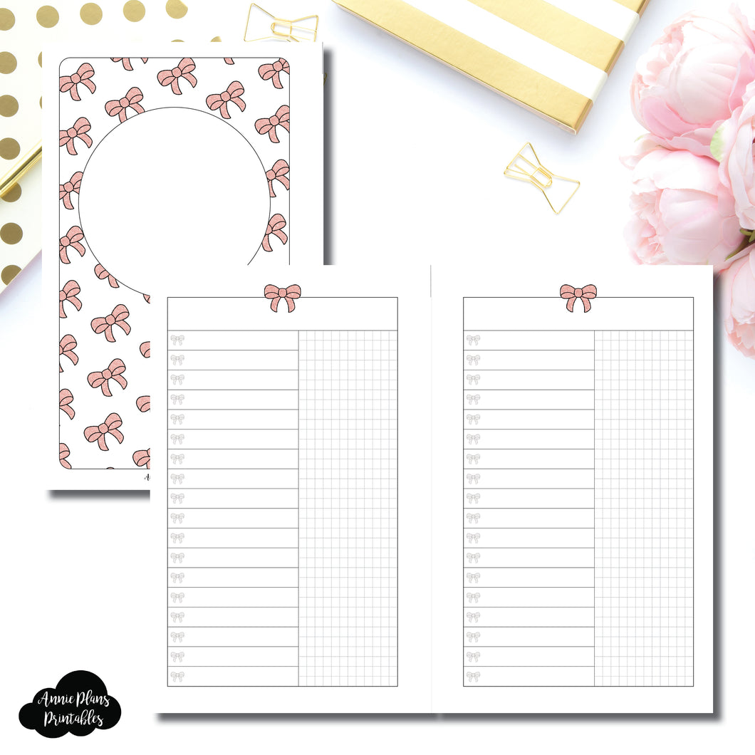 FC Rings Size | Fox & Pip Collaboration: List + Grid Column Printable Insert ©