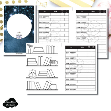 FC Rings Size | SpotDrop Collaboration Reading Book Log Printable Insert ©