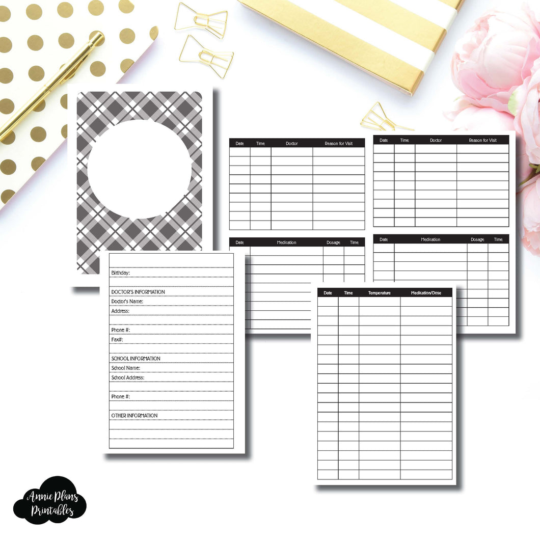 PASSPORT TN Size | KIDS Information Printable Insert © – AnniePlansPrintables, LLC passport-tn-size-kids-information-printable-insert-annieplansprintables-llc