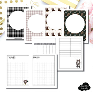 MICRO TN Size | COZY Undated Daily Printable Insert ©