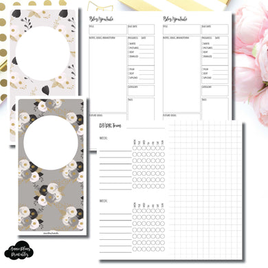 Standard TN Size | Social Media Tracking Bundle Printable Insert for Travelers Notebook ©