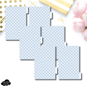FC Ring Dividers | Luxe Blue 6 Side Tab Printable Dividers