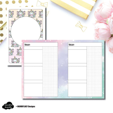 A6 Rings Size | MommyLhey Designs Collaboration Undated Daily Printable Insert ©