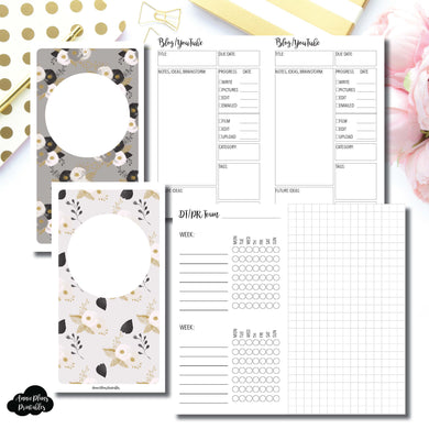 Personal TN Size | Social Media Tracking Bundle Printable Insert for Travelers Notebook ©