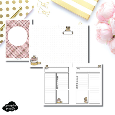 A6 Rings SIZE | Grumpy Bear Daily Collab Printable Insert ©