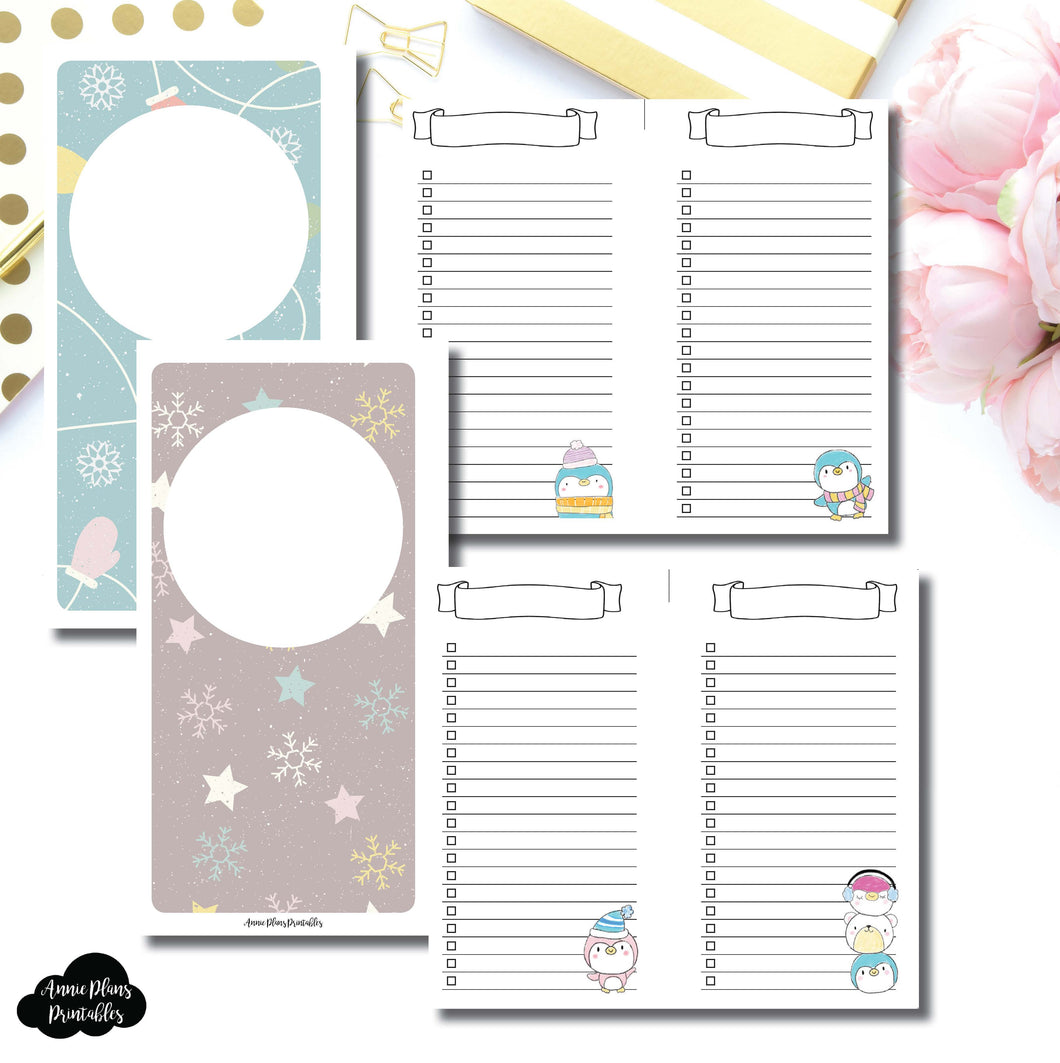 Personal Wide Rings SIZE | Happie Scrappie Collaboration Lists Printable Insert ©
