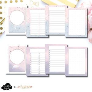 Micro HP Size | Lists & Notes TwoLilBees Collaboration Bundle Printable Inserts ©