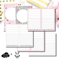 Cahier TN Size | New Weeks Horizontal Layout - HappyDaya Collaboration Printable Insert ©