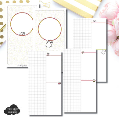 Standard TN Size | Grin & Bear It Collaboration Grid Column Printable Insert ©