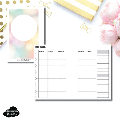 Pocket Rings Size | Lesson Planner Printable Insert ©