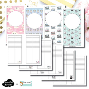 Personal Rings Size | HappieScrappie Lists/Weekly Collaboration Printable Insert ©