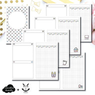 B6 Slim TN Size | HappyDaya Collaboration Printable Insert ©