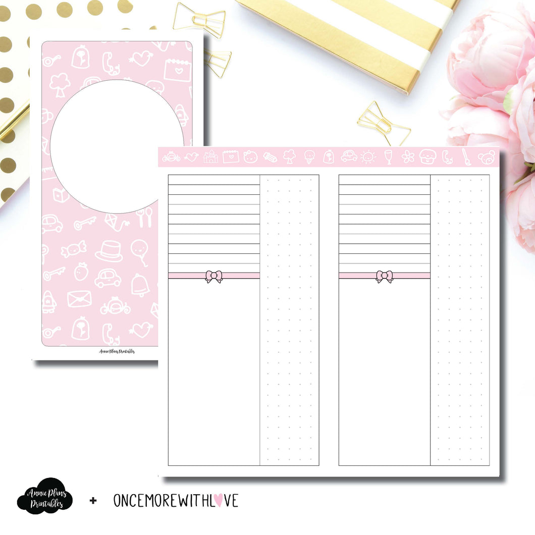 Standard TN Size | OnceMoreWithLove Anniversary Collaboration Printable Insert ©