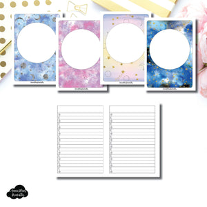 A6 TN SIZE | Blank Covers + Celestial Lists Printable Insert ©