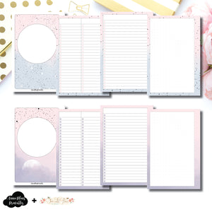 Mini HP Size | Lists & Notes TwoLilBees Collaboration Bundle Printable Inserts ©