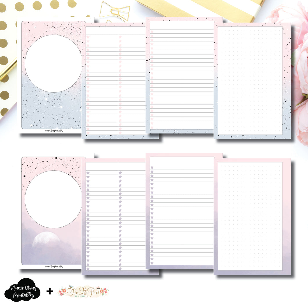 Mini HP Size | Lists & Notes TwoLilBees Collaboration Bundle Printable Inserts ©