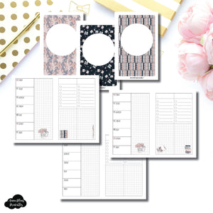Pocket TN Size | Undated Week on 2 Page Collaboration Printable Insert ©