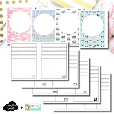 B6 Rings Size | HappieScrappie Lists/Weekly Collaboration Printable Insert ©