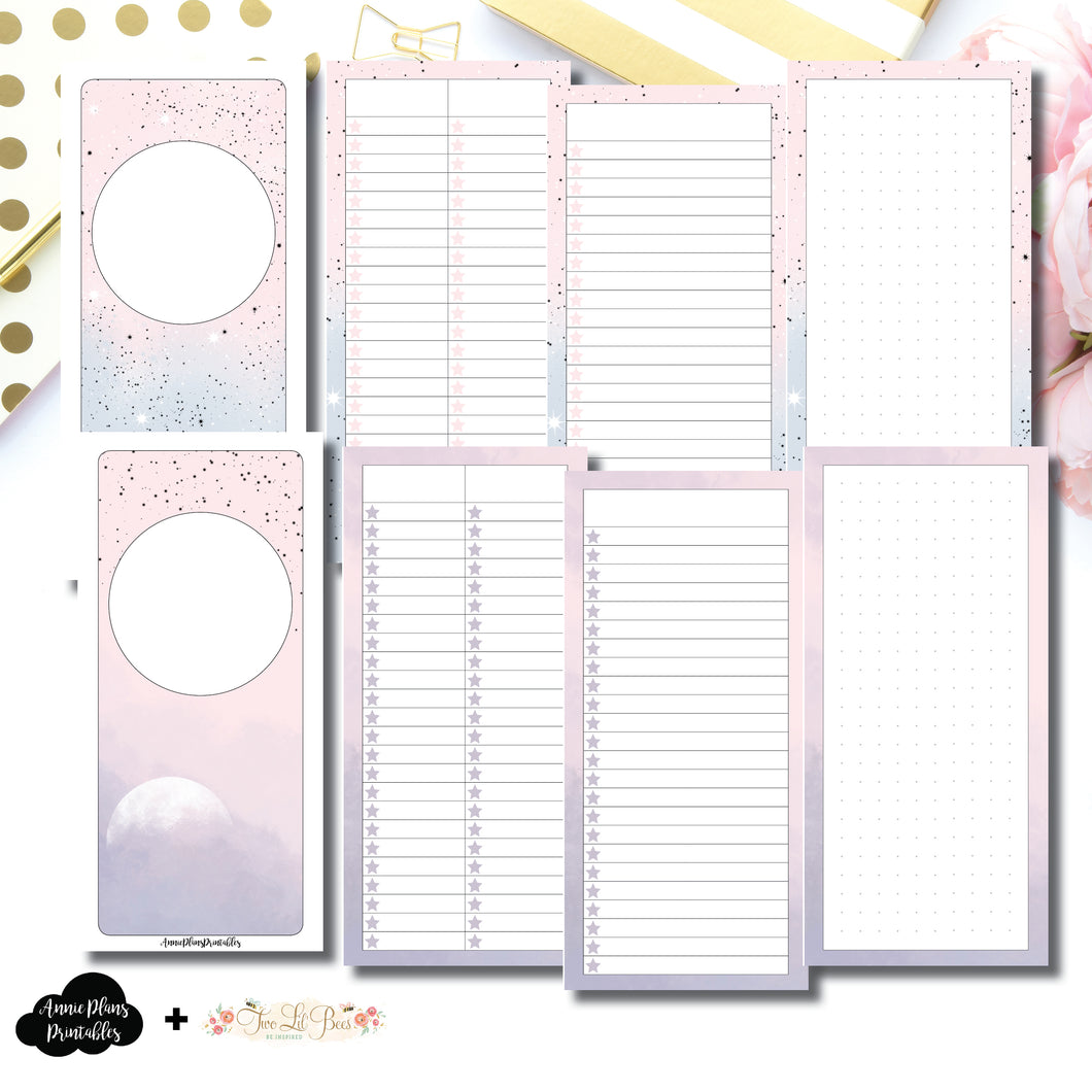 H Weeks Size | Lists & Notes TwoLilBees Collaboration Bundle Printable Inserts ©
