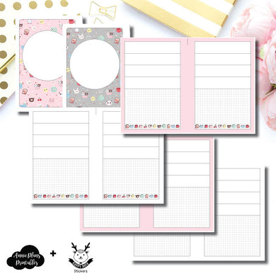 Personal Wide Rings Size | New Weeks Horizontal Layout - HappyDaya Collaboration Printable Insert ©