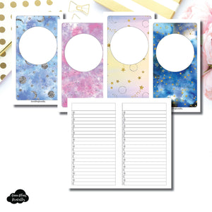 Personal TN SIZE | Blank Covers + Celestial Lists Printable Insert ©