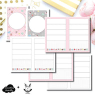 Pocket TN Size | New Weeks Horizontal Layout - HappyDaya Collaboration Printable Insert ©