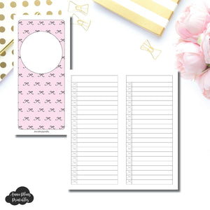 H Weeks Size | Bow List Printable Insert ©