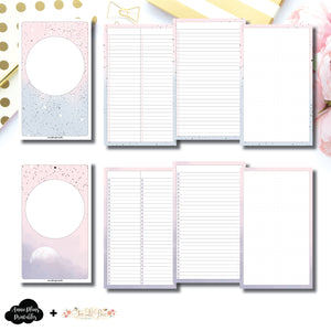 Cahier TN Size | Lists & Notes TwoLilBees Collaboration Bundle Printable Inserts ©