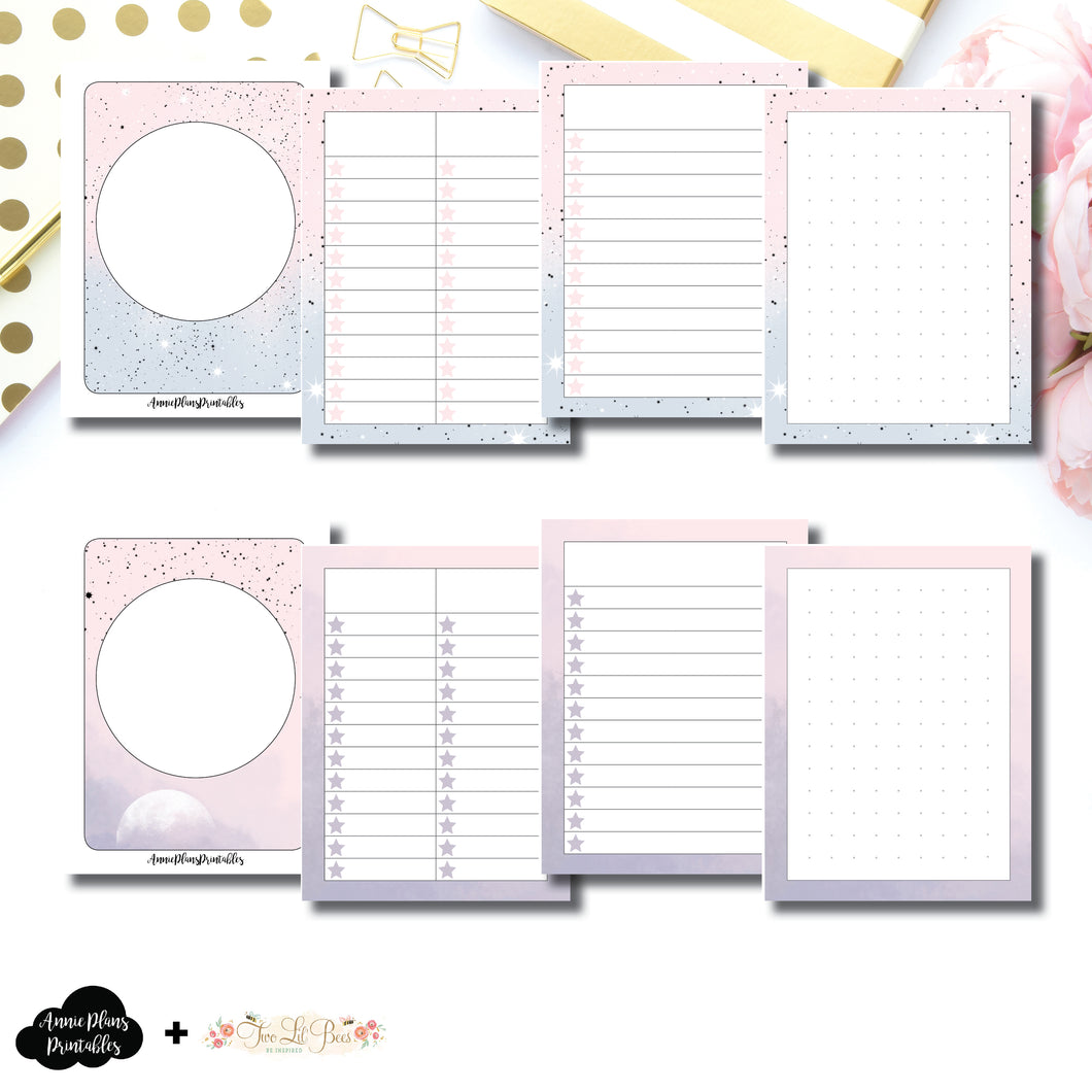 Micro TN Size | Lists & Notes TwoLilBees Collaboration Bundle Printable Inserts ©