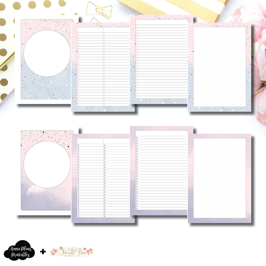 A5 Rings Size | Lists & Notes TwoLilBees Collaboration Bundle Printable Inserts ©