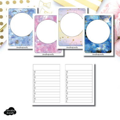 Micro TN SIZE | Blank Covers + Celestial Lists Printable Insert ©