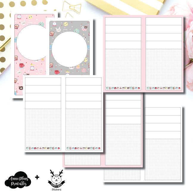 Standard TN Size | New Weeks Horizontal Layout - HappyDaya Collaboration Printable Insert ©