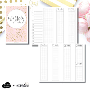Cahier TN Size | SeeAmyDraw Undated Weekly Collaboration Printable Insert ©