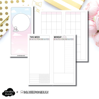 H Weeks Size | TheCoffeeMonsterzCo Undated Daily Collaboration Printable Insert ©